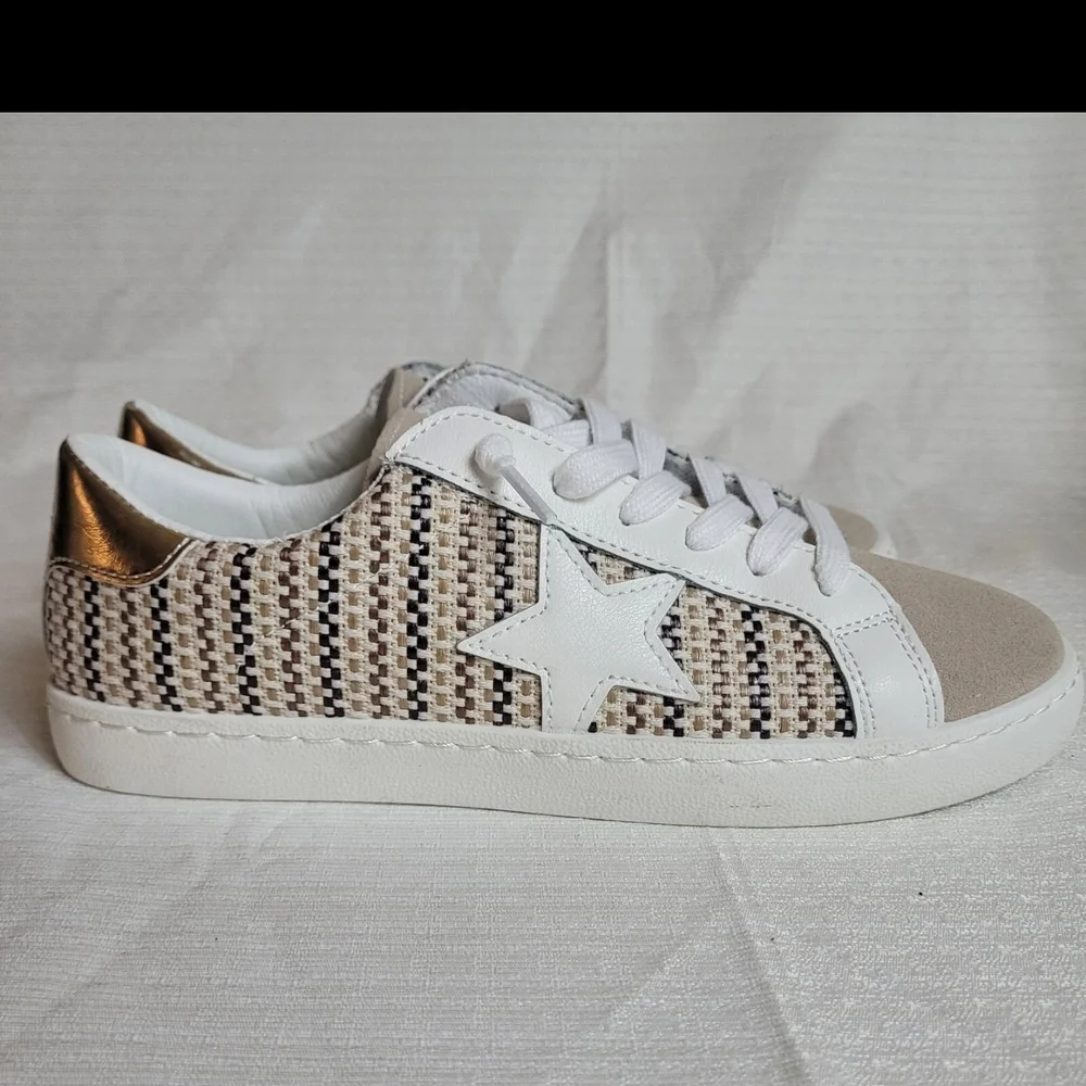 Vintage Havana Beige and White Sneakers - Picture 2 of 14